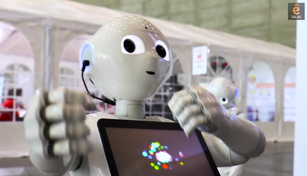 Robot de servicio en evento